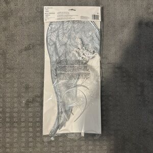 Silver Costume Angel Wings with Halo